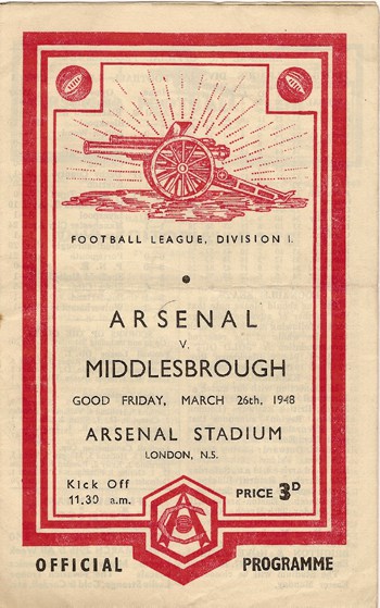 Arsenal FC v Middlesbrough FC